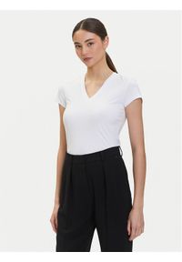 Armani Exchange T-Shirt XW001355 AF16294 U0002 Biały Regular Fit. Kolor: biały. Materiał: bawełna