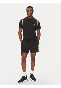BOSS Polo Pariq 50534347 Czarny Slim Fit. Typ kołnierza: polo. Kolor: czarny. Materiał: syntetyk #3