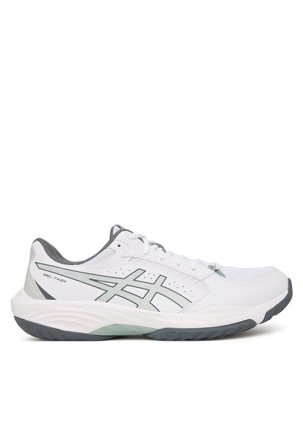 Asics Buty halowe Gel-Task 5 1071A130 Biały. Kolor: biały. Materiał: skóra