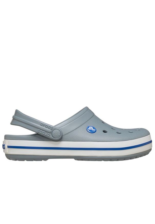 Klapki męskie Crocs Crocband 11016-0Z3 - szare. Kolor: szary. Materiał: materiał. Sezon: lato. Styl: sportowy