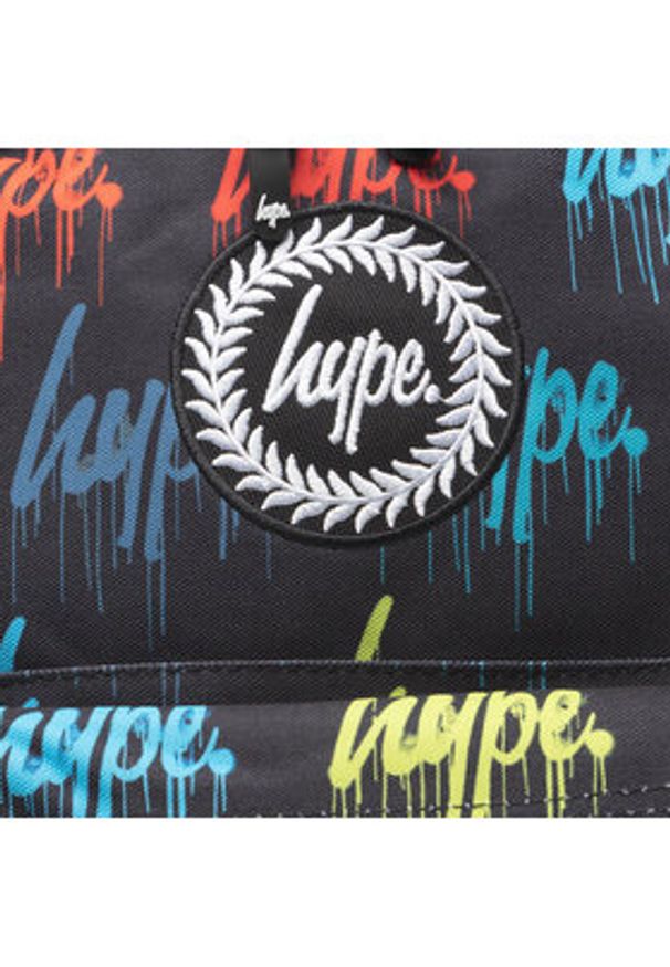 Hype - HYPE Plecak Multi Coloured Wall Graffiti TWLG-705 Czarny. Kolor: czarny. Materiał: materiał