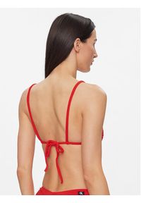 Calvin Klein Swimwear Góra od bikini KW0KW02467 Czerwony. Kolor: czerwony. Materiał: syntetyk