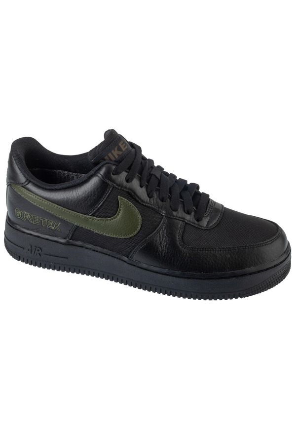Nike - Buty sportowe Sneakersy męskie, Air Force 1 Gtx. Kolor: czarny. Model: Nike Air Force. Sport: turystyka piesza