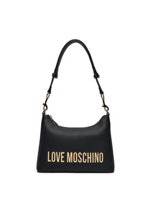 Love Moschino - LOVE MOSCHINO Torebka JC4025PP1LKD0000 Czarny. Kolor: czarny. Materiał: skórzane