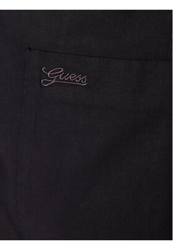Guess Marynarka Tyron M3GN09 WES00 Czarny Regular Fit. Kolor: czarny. Materiał: lyocell