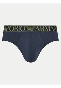 Emporio Armani Underwear Komplet 3 par slipów 111734 4F726 64135 Granatowy. Kolor: niebieski. Materiał: bawełna #10