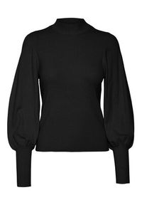 Vero Moda Sweter 10290671 Czarny Regular Fit. Kolor: czarny. Materiał: syntetyk #3