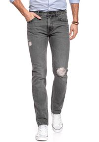 Lee - JEANSY MĘSKIE LEE RIDER GREY TRASHED L73DFFIH 112120363