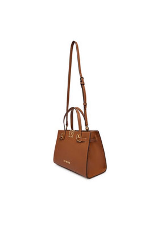 Love Moschino - LOVE MOSCHINO Torebka JC4126PP1OLM0200 Brązowy. Kolor: brązowy. Materiał: skórzane