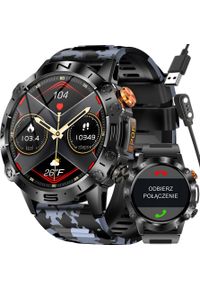 Smartwatch Gravity SMARTWATCH MĘSKI GRAVITY GT20-5 - AMOLED, DODATKOWY PASEK (sg024e) NoSize. Rodzaj zegarka: smartwatch #1