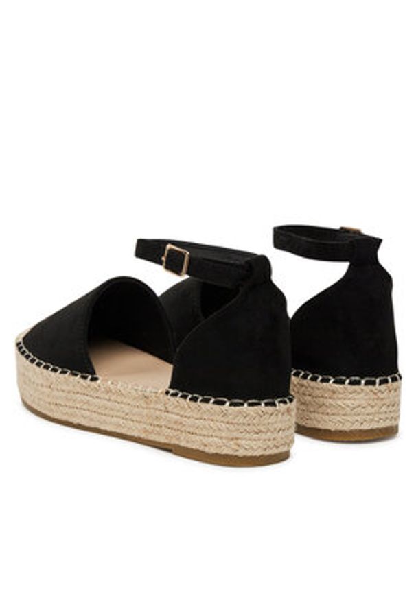 DeeZee Espadryle WSS990-215 Czarny. Kolor: czarny. Materiał: materiał