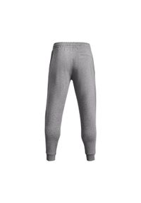 Spodnie sportowe męskie Under Armour 1379774025. Kolor: wielokolorowy, szary, biały. Materiał: dresówka. Sport: fitness #2