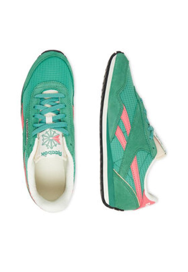 Reebok Sneakersy EOSS-CLASSIC AZ 100230792 Zielony. Kolor: zielony. Materiał: zamsz, skóra. Model: Reebok Classic
