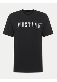 Mustang T-Shirt Austin 1014695 Czarny Regular Fit. Kolor: czarny. Materiał: bawełna #1