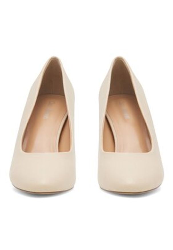 Clara Barson Półbuty WFA2484-1 Beżowy. Kolor: beżowy. Materiał: skóra