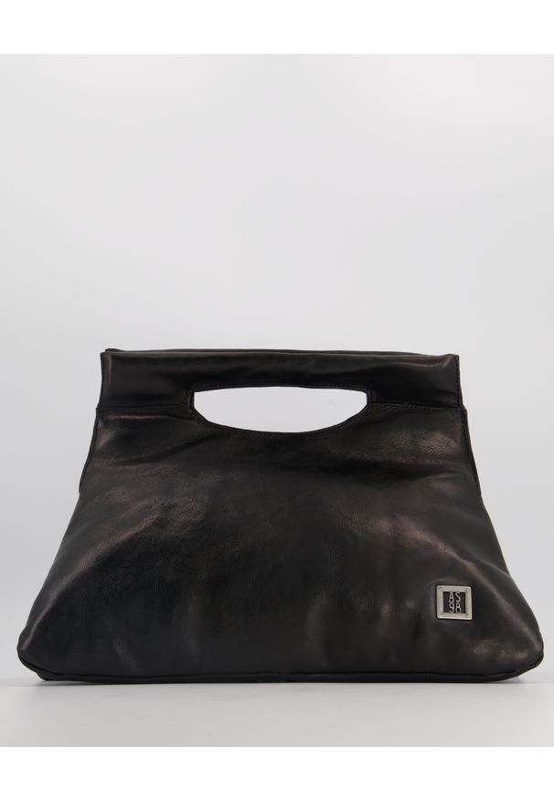 Venezia - CZARNA TORBA DAMSKA 200671 NERO-NATU. Kolor: czarny. Materiał: skórzane