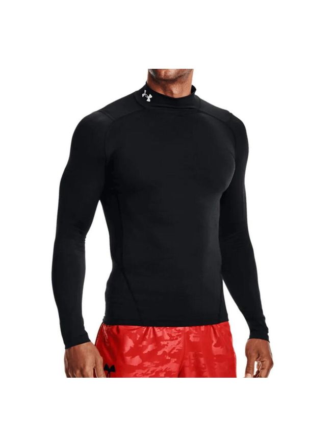 Koszulka treningowa męska Under Armour Heatgear Mock. Kolor: czarny, biały, wielokolorowy. Długość rękawa: długi rękaw. Długość: długie. Sport: bieganie