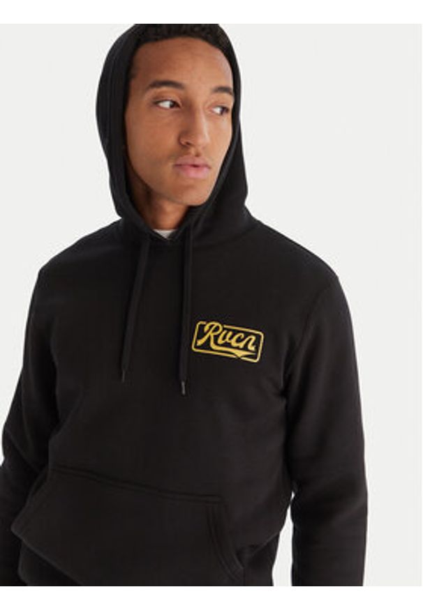 RVCA Bluza Frame Up 23A413506 Czarny Regular Fit. Kolor: czarny. Materiał: syntetyk