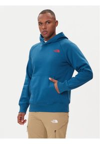 The North Face Bluza Redbox NF0A89F9 Niebieski Regular Fit. Kolor: niebieski. Materiał: bawełna