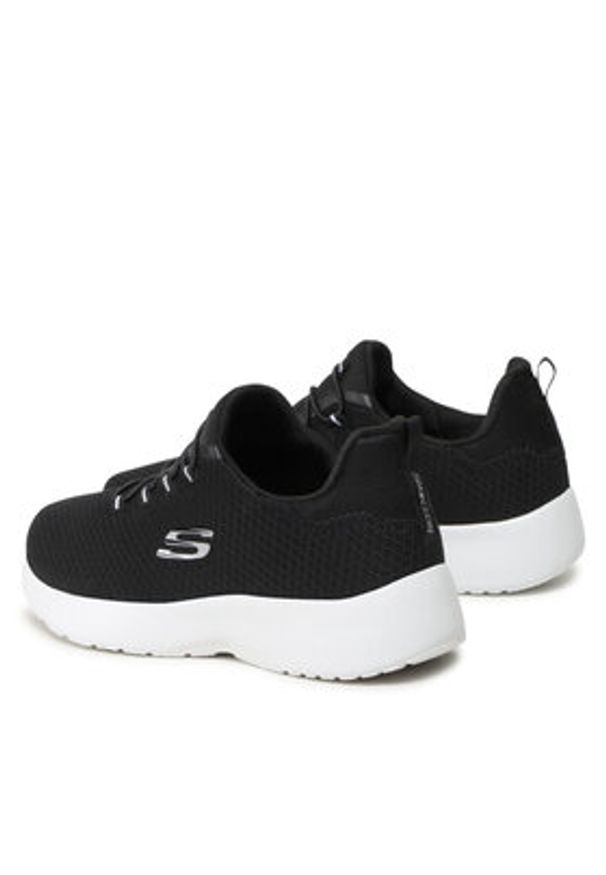 skechers - Skechers Sneakersy Dynamight 12119/BKW Czarny. Kolor: czarny. Materiał: materiał