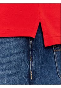 TOMMY HILFIGER - Tommy Hilfiger Polo 1985 MW0MW17771 Czerwony Slim Fit. Typ kołnierza: polo. Kolor: czerwony. Materiał: bawełna