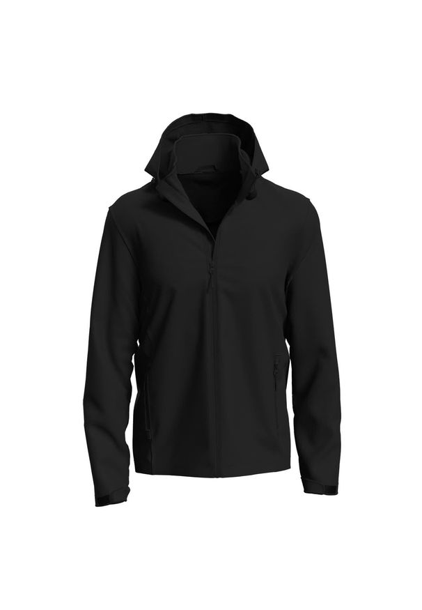 Stedman - Męska Kurtka Lux Soft Shell. Kolor: niebieski. Sport: turystyka piesza