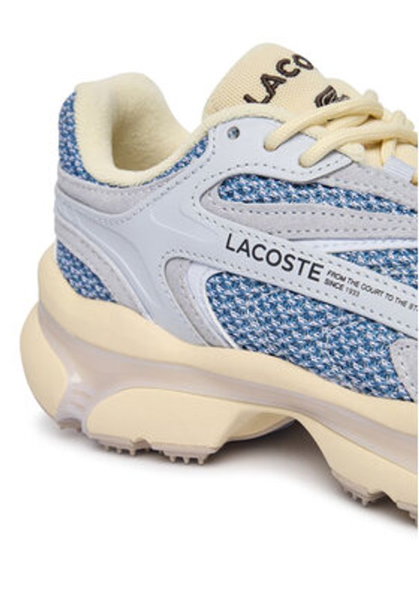 Lacoste Sneakersy L003 2K24 51SFA0068 Niebieski. Kolor: niebieski. Materiał: materiał