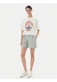 JDY T-Shirt Carla 15341561 Biały Regular Fit. Kolor: biały. Materiał: bawełna #5