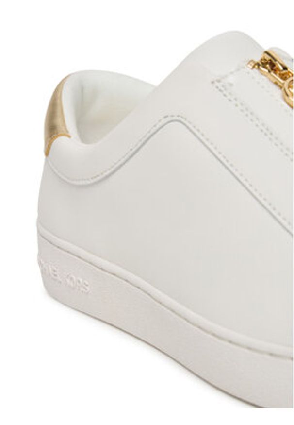 MICHAEL Michael Kors Sneakersy Keaton 43R4KTFP4L Biały. Kolor: biały. Materiał: skóra