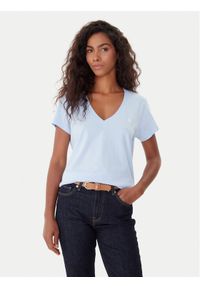 Polo Ralph Lauren T-Shirt 211902403011 Niebieski Regular Fit. Typ kołnierza: polo. Kolor: niebieski. Materiał: bawełna