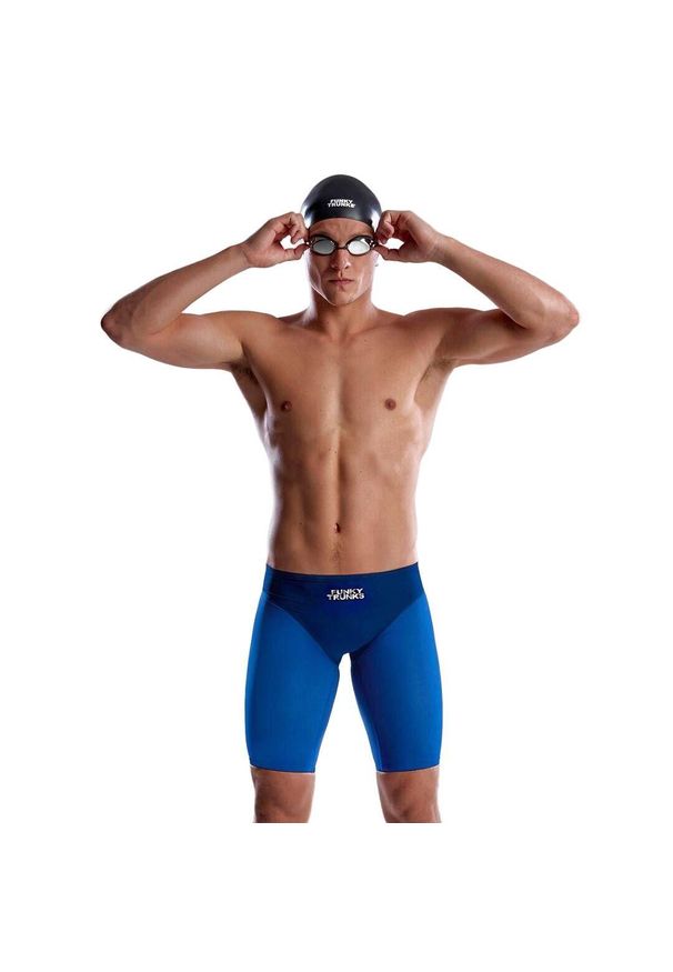 FUNKITA - Strój startowy męski pływacki Funkita Apex Viper Pressure Point. Kolor: niebieski