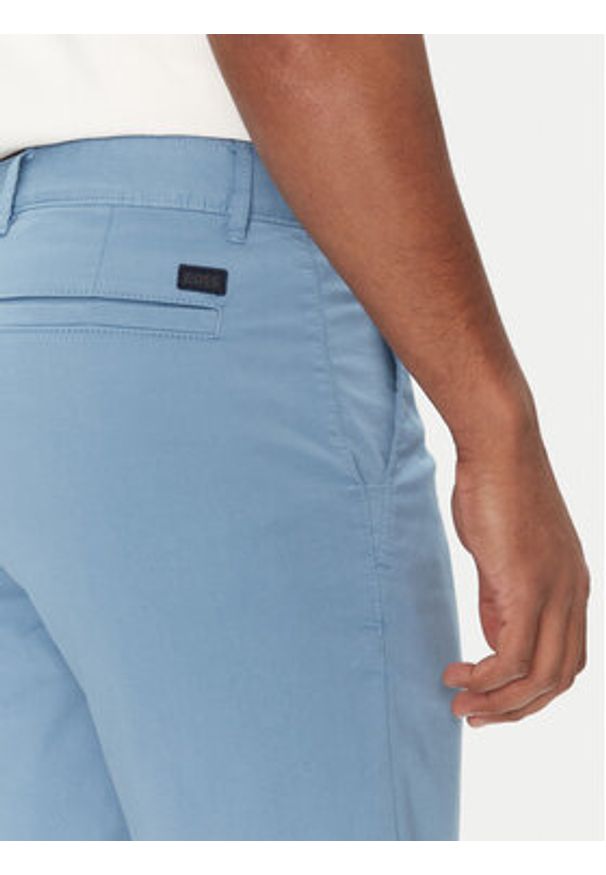BOSS Szorty materiałowe Chino-Slim-Shorts 50536723 Niebieski Regular Fit. Kolor: niebieski. Materiał: bawełna