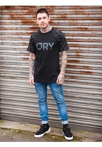 KRK PRO - Koszulka męska do BMX, hulajnogi Cry brand Savage Reglan. Kolor: czarny