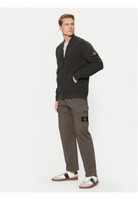 Stone Island Spodnie materiałowe 811533908 Zielony Regular Fit. Kolor: zielony. Materiał: bawełna