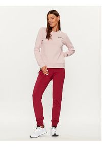 Champion Bluza Crewneck Sweatshirt 117042 Różowy Regular Fit. Kolor: różowy. Materiał: bawełna