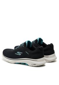 skechers - Skechers Sneakersy Go Walk 7-Cosmic Waves 125215/BKTQ Czarny. Kolor: czarny. Materiał: mesh, materiał