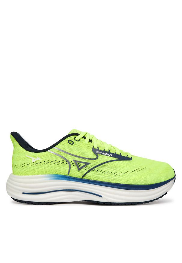 Buty do biegania Mizuno. Kolor: zielony. Model: Mizuno Wave