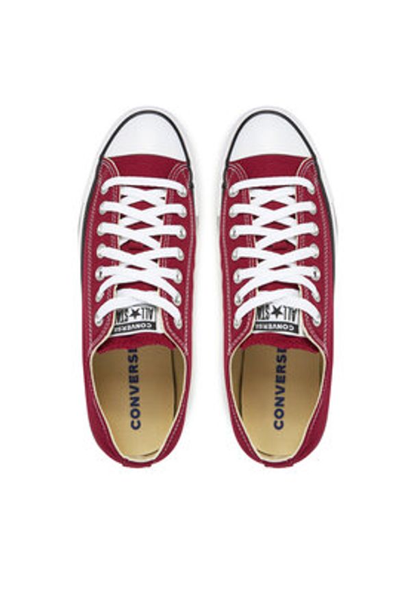 Converse Trampki Chuck Taylor All Star OX M9691 M Bordowy. Kolor: czerwony. Materiał: materiał