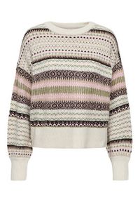 only - ONLY Sweter Arianne 15285832 Beżowy Regular Fit. Kolor: beżowy. Materiał: syntetyk #4