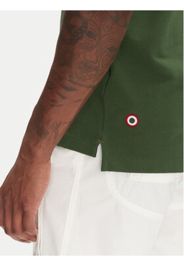 Aeronautica Militare Polo 251PO1859P191 Zielony Regular Fit. Typ kołnierza: polo. Kolor: zielony. Materiał: bawełna