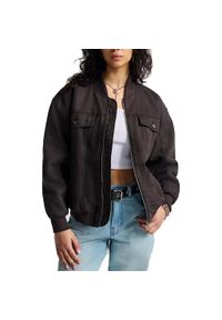 Kurtka Vans Model Truckstop Bomber Jacke Kolor Brązowy. Kolor: brązowy. Materiał: tkanina