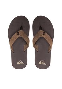 Quiksilver Japonki AQYL101323 Khaki. Kolor: brązowy. Materiał: zamsz, skóra #9