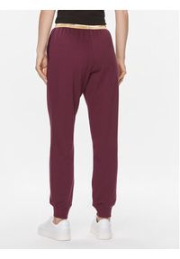 Calvin Klein Underwear Spodnie piżamowe 000QS7045E Bordowy Regular Fit. Kolor: czerwony. Materiał: bawełna #5