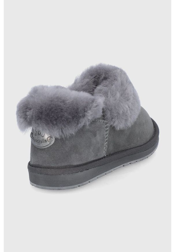 EMU Australia - Emu Australia - Śniegowce zamszowe Platinum Mintaro. Kolor: szary. Materiał: zamsz. Wzór: gładki