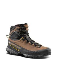 LA SPORTIVA - Buty trekkingowe męskie La Sportiva 5 Gtx Nubuckleder. Wysokość cholewki: za kostkę. Kolor: brązowy, wielokolorowy. Materiał: skóra, materiał. Szerokość cholewki: normalna