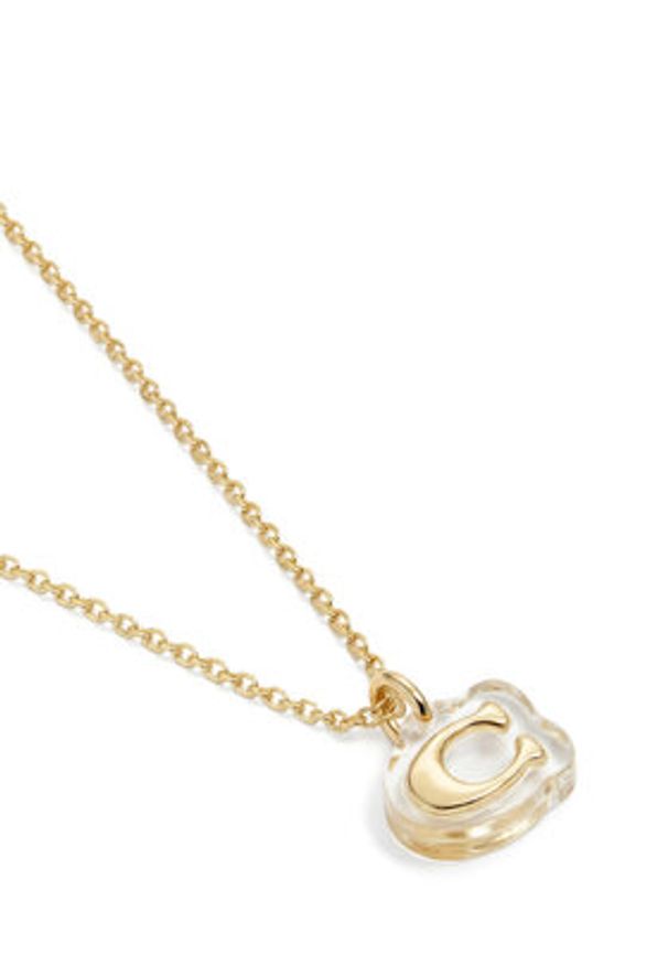 Coach Naszyjnik 37541351 Złoty. Materiał: metalowe. Kolor: złoty