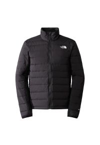 Kurtka The North Face Belleview Stretch Down Jacket 0A7UJFJK31 - czarna. Okazja: na spacer. Kolor: czarny. Materiał: materiał, syntetyk, elastan, puch, poliester. Sezon: zima. Sport: turystyka piesza #1