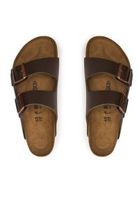 Birkenstock Klapki Arizona 051101 Brązowy. Kolor: brązowy. Materiał: skóra #6