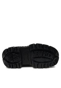 NEW ROCK Sneakersy M-106-S119 Czarny. Kolor: czarny. Materiał: skóra #5