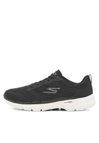 skechers - Skechers Sneakersy 124512BKW Czarny. Kolor: czarny. Materiał: materiał, mesh #7